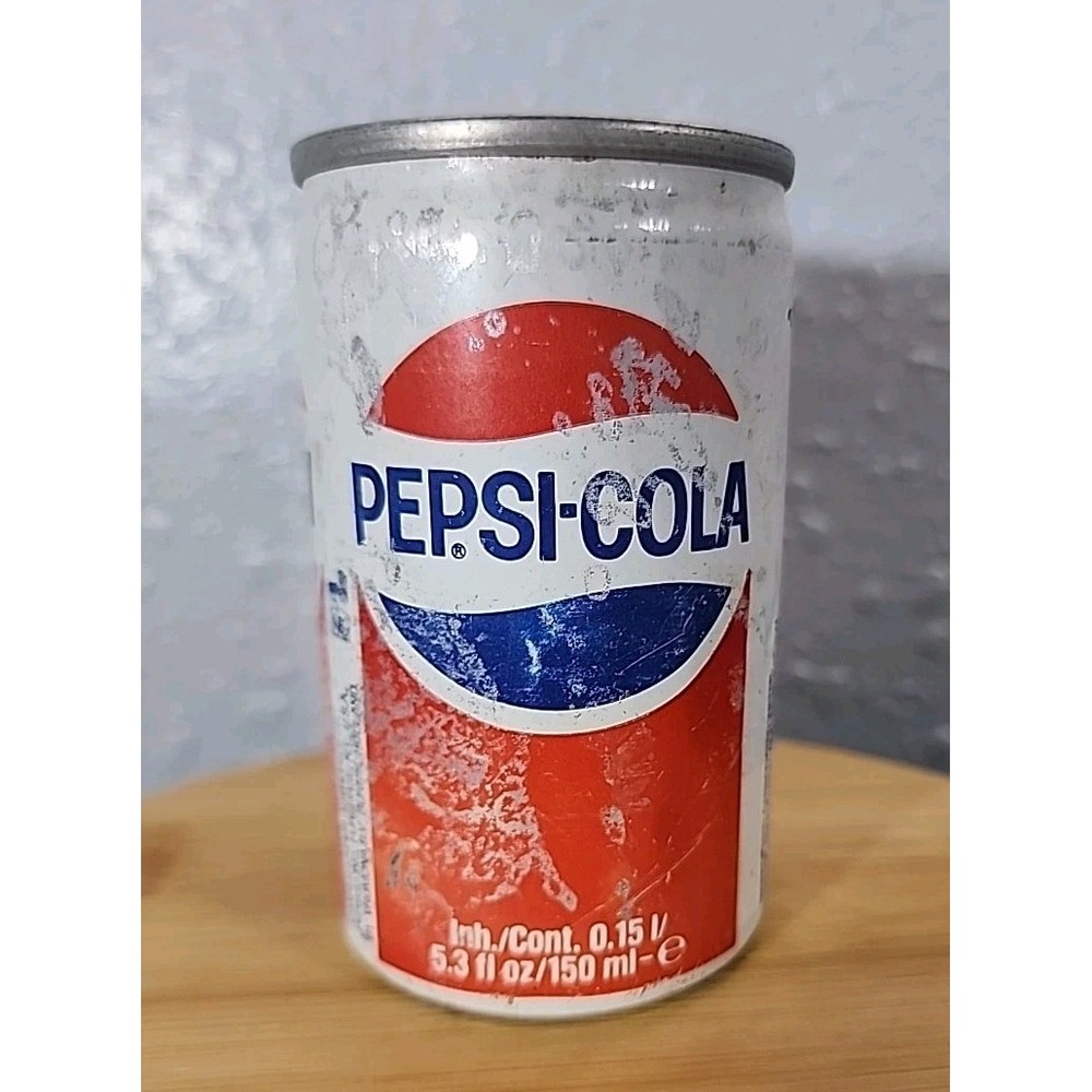 Vintage Foreign PEPSI Aluminum Cans.  Empty. 1986, Holland 3.5oz‎
